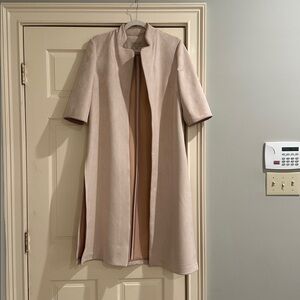 Elegant Beige Long Coat